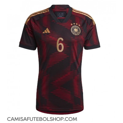 Camisa de time de futebol Alemanha Joshua Kimmich #6 Replicas 2º Equipamento Mundo 2022 Manga Curta